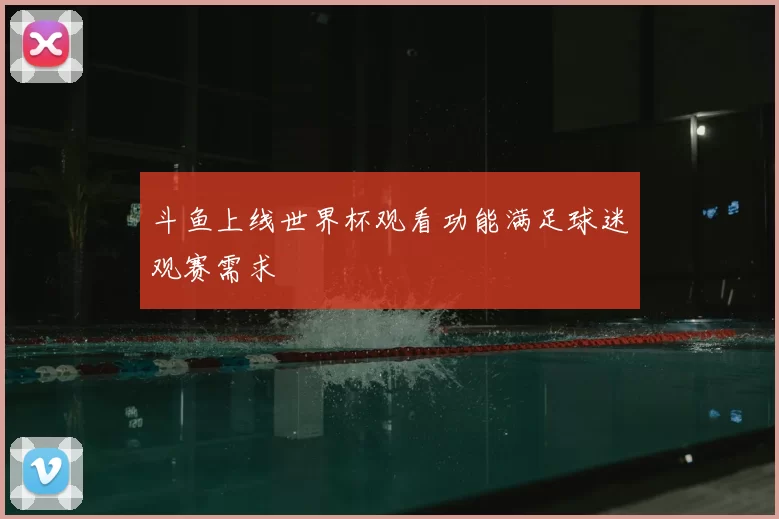 斗鱼上线世界杯观看功能满足球迷观赛需求