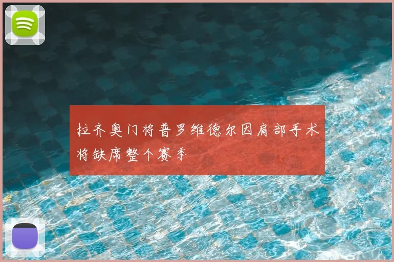 拉齐奥门将普罗维德尔因肩部手术将缺席整个赛季