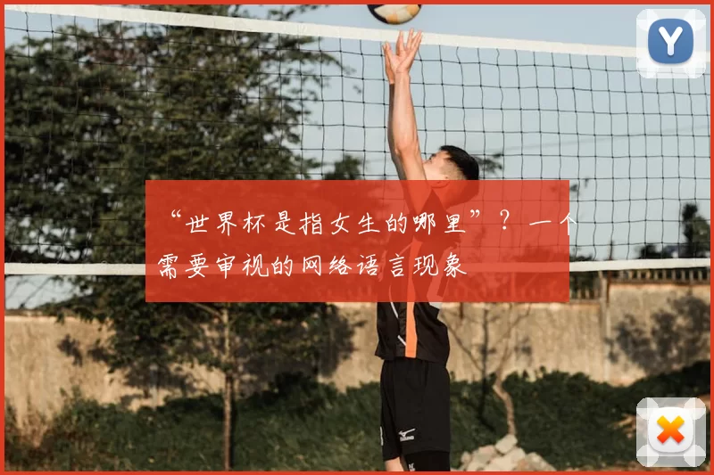 “世界杯是指女生的哪里”?一个需要审视的网络语言现象